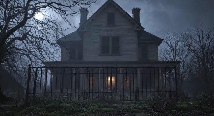 The Abandoned House That Still Has Lights On Every Night